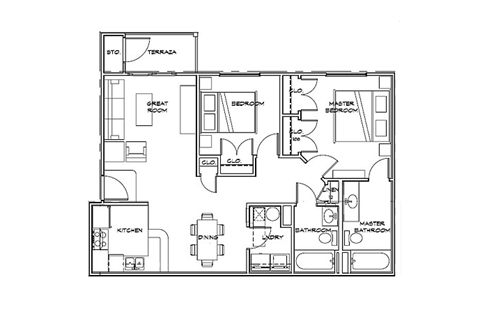 Remington Village The Browning Floor Plan